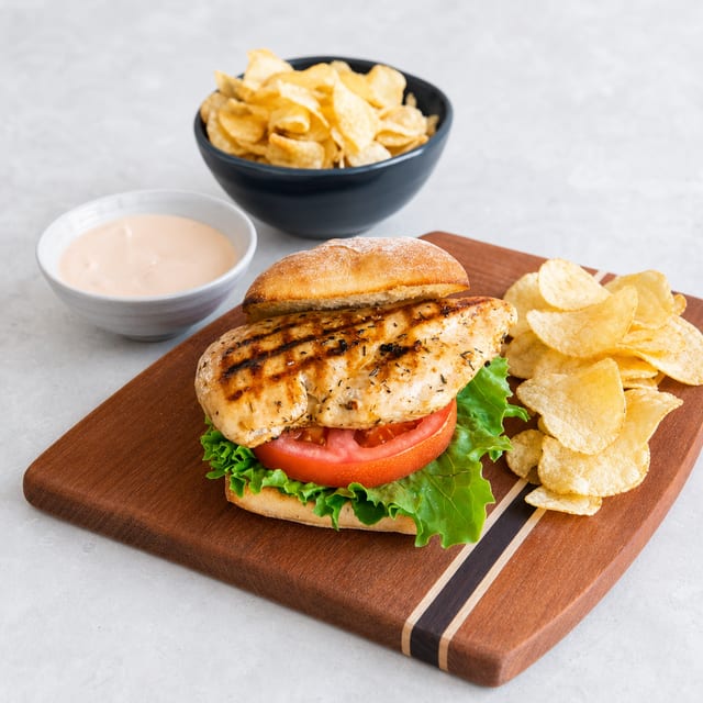 Grilled Chicken Sandwich.