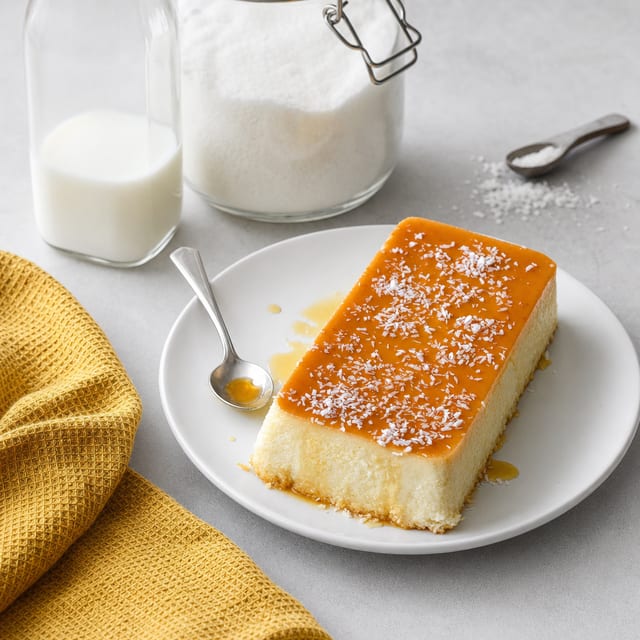 Coconut Flan.
