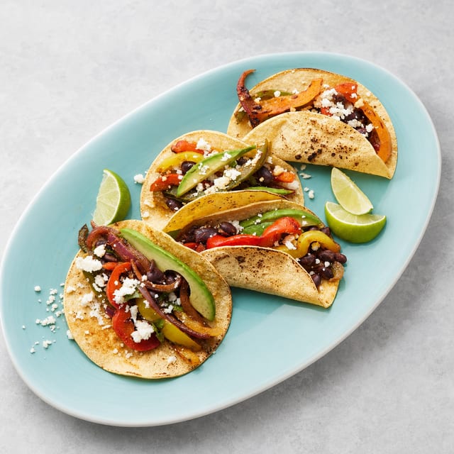 Vegetable Fajitas.