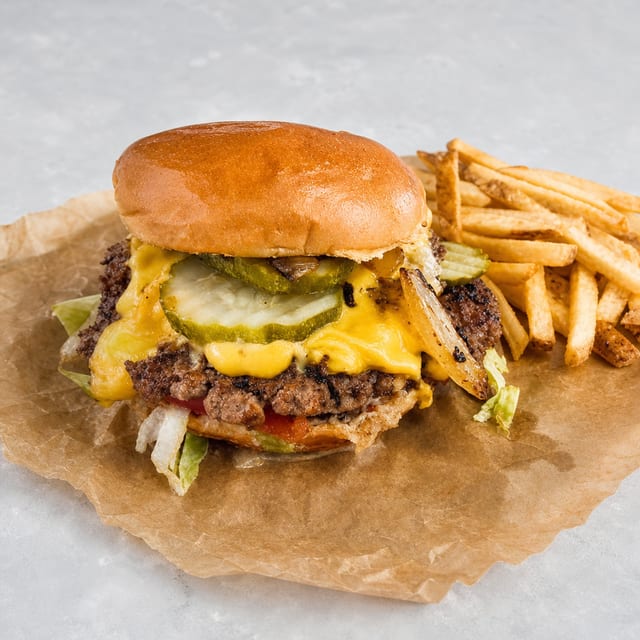 All-American Cheeseburger.
