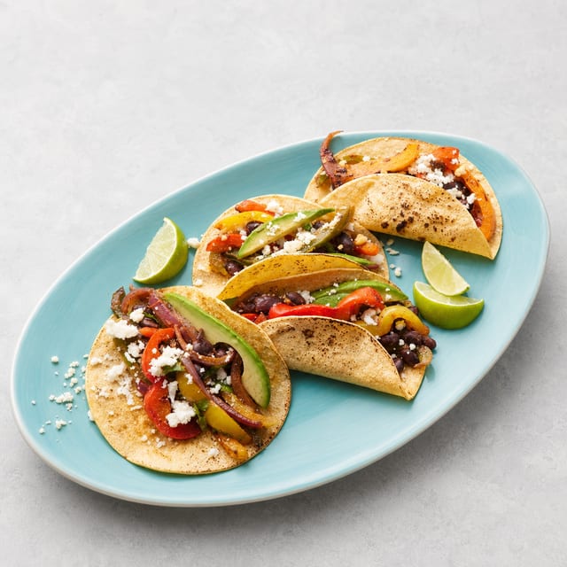 Vegetable Fajitas.