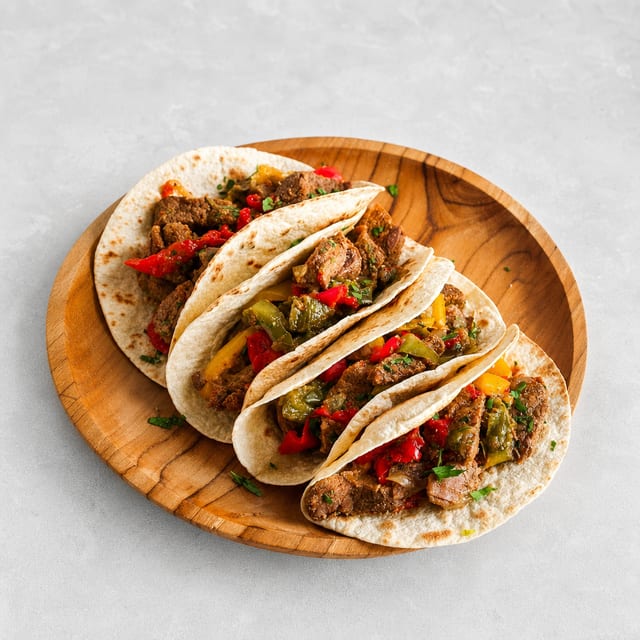 Beef Fajitas.