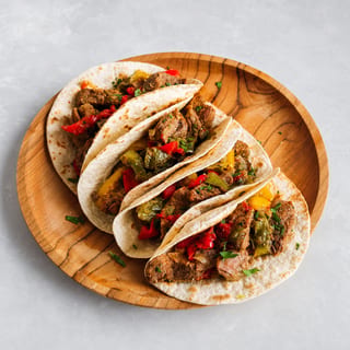 BEEF/SHRIMP FAJITAS