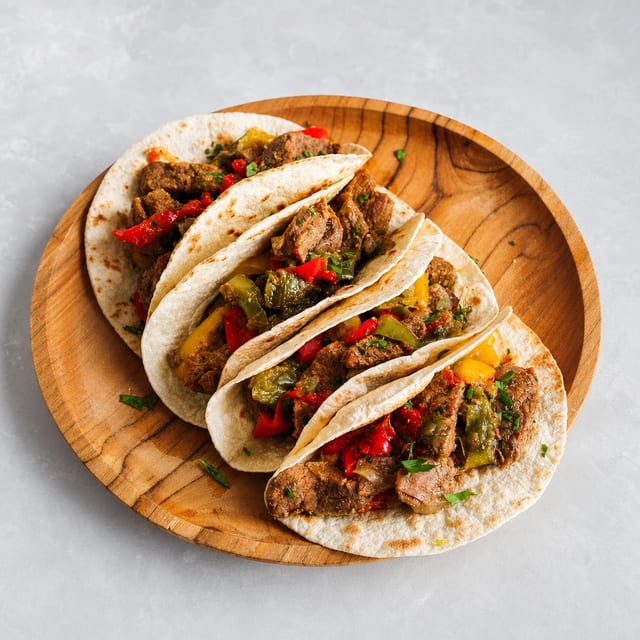 Beef/Shrimp Fajitas.